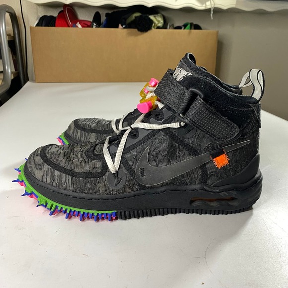 Nike Air Force 1 x Off-White Black Shoes Sneakers Men\'s 7.5 Women\'s 8.5 main image 5